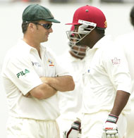 Brian Lara & Steve Waugh