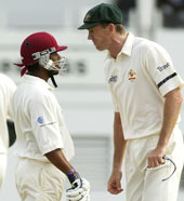 The Sarwan - McGrath confrontation