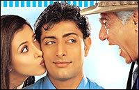 Saakshi, Priyanshu, Om Puri in APBKDH